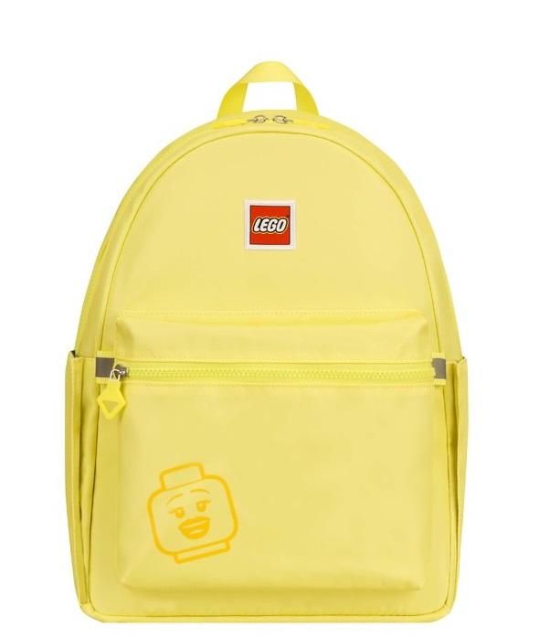 Rucsac Casual LEGO Tribini Joy Large - design Emoji - galben pastel