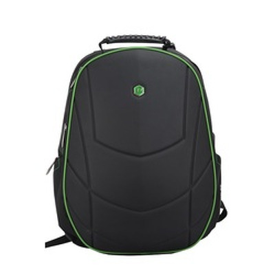 Rucsac Gaming Assailant - negru/verde - laptop 17 inch, compartiment anti-vibratie, charge