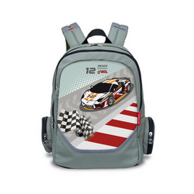 Rucsac gradinita NIKIDOM Roller Go - Race Car