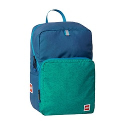 Rucsac gradinita Olsen LEGO, design navy/bluish green