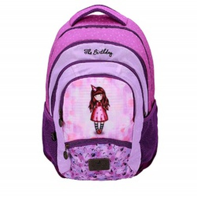 Rucsac scoala cu doua compartimente, 35L - Gorjuss The Birthday