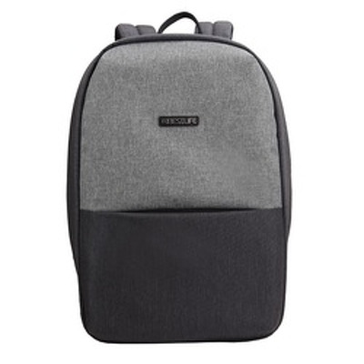 Rucsac Travel Safe, gri/gri inchis - laptop 16 inch, charge pentru USB si TypeC conectori