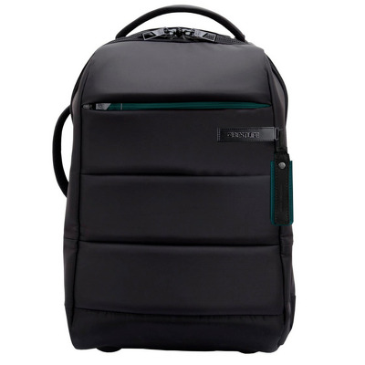 Rucsac troller Cplus, 43x32x21cm, compartiment tableta si laptop 15.6 inch, negru/gri petrol