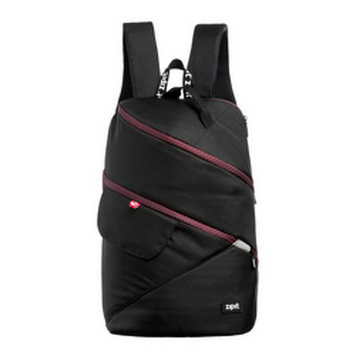 Rucsac ZIPIT Looper Premium - negru/bordeaux