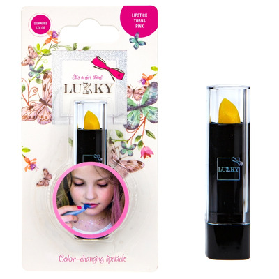 Ruj pentru copii schimba culoarea galben