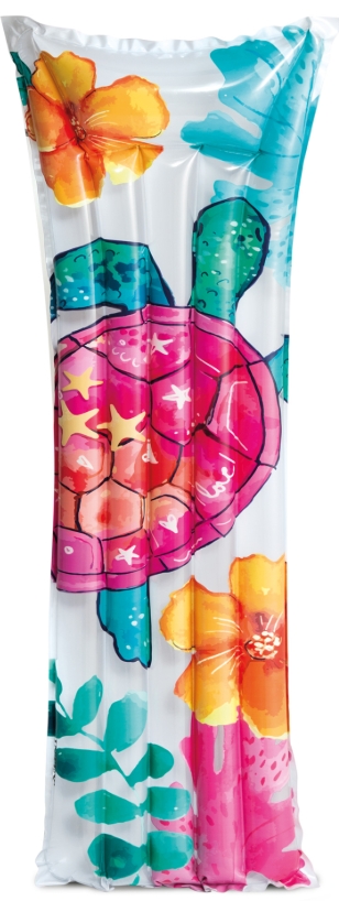 Saltea gonflabila Fashion cu imprimeu broasca testoasa