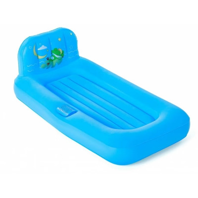 Saltea pat gonflabil cu proiector Fisher-Price x Bestway, albastru