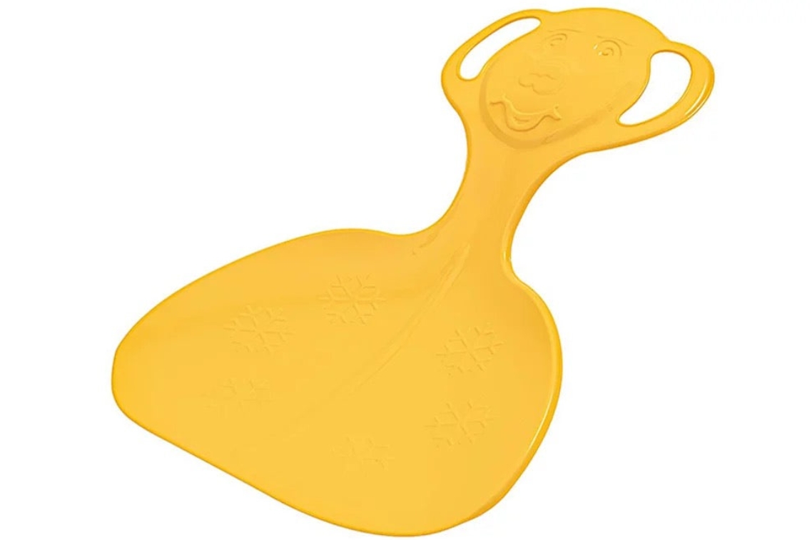 Sanie usoara tip plansa pentru copii, galben