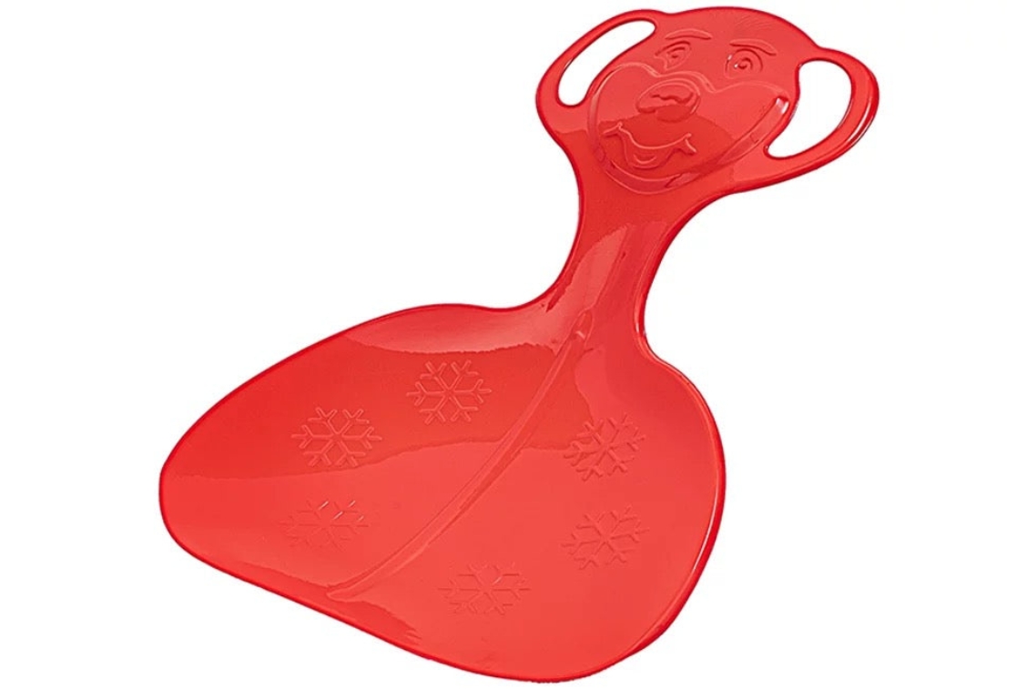 Sanie usoara tip plansa pentru copii, rosie