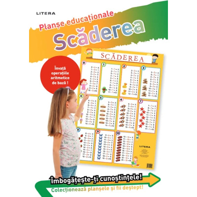Scaderea 0 - 10. Planse educationale