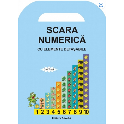 Scara numerica. Cu elemente detasabile, 3-6 ani