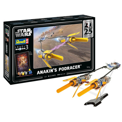 Sci Fi Spatiu Revell Gift Set Anakins Podracer: Ep1 25Th Anniv. Scara 1:31