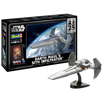 Sci Fi Spatiu Revell Gift Set Darth Mauls Sith Infiltrator Scara 1:120