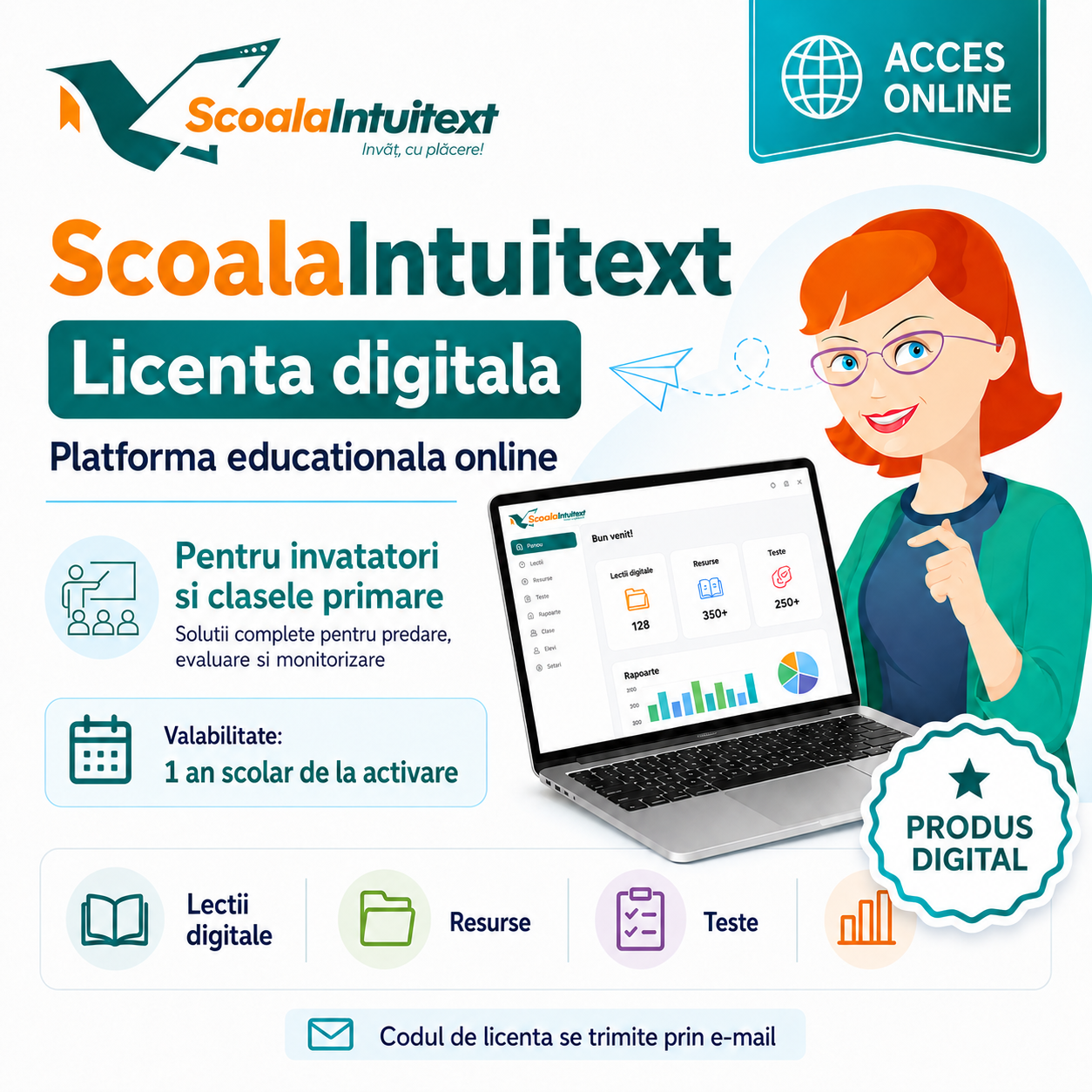 ScoalaIntuitext - platforma educationala pentru clasa I