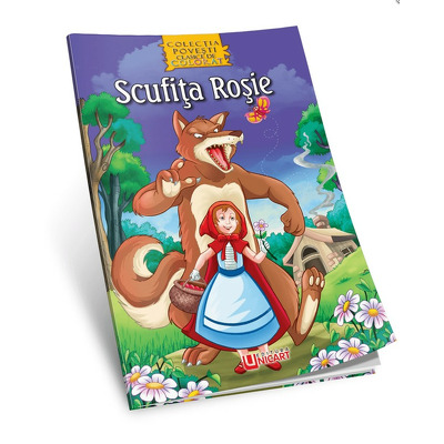 Scufita Rosie - Povesti de colorat