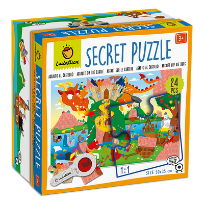 Secret Puzzle - Asaltul castelului, Ludattica, 3 ani+