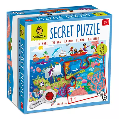 Secret Puzzle - Marea, Ludattica, 2-5 ani, 24 piese