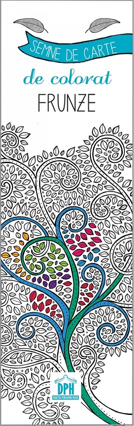 Semne de carte de colorat - Frunze (Ilustratii de Marica Zottion)