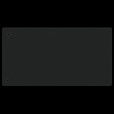 Separatoare carton pentru biblioraft, 190 g/mp, 105 x 240mm, 100/set, Office Products Duo - gri