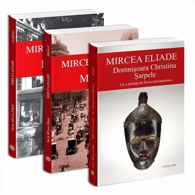 Seria de autor Mircea Eliade - 3 carti. La tigaci, Maitreyi, Domnisoara Christina Sarpele