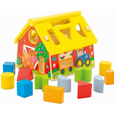 Set 12 piese, joc de sortare. La ferma Galt