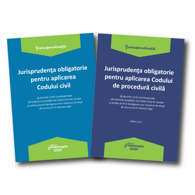 Set 2 carti - Jurisprudenta obligatorie pentru aplicarea Codului civil si a Codului de procedura civila