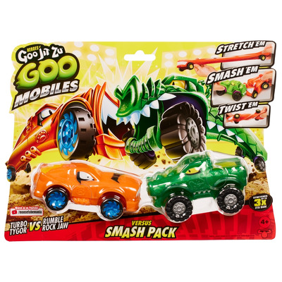 Set 2 masinute elastice Goo Jit Zu Tygor vs Rock Jaw