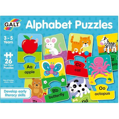 Set 26 de puzzle-uri Alfabet (2 piese)