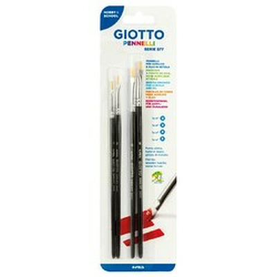 Set 4 pensule/blister (nr.0-2-4-6), GIOTTO Art 577