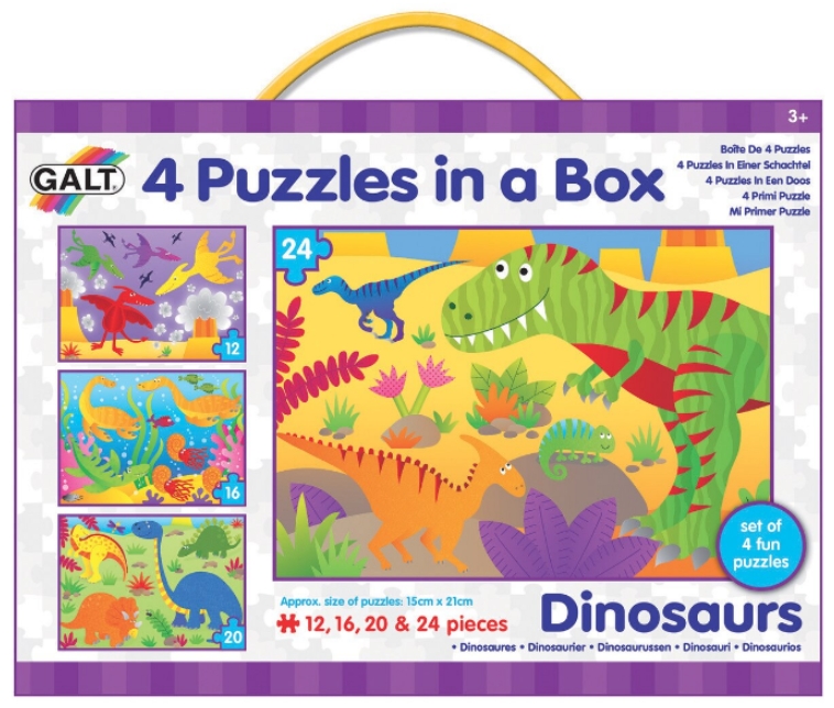 Set 4 puzzle-uri Dinozauri