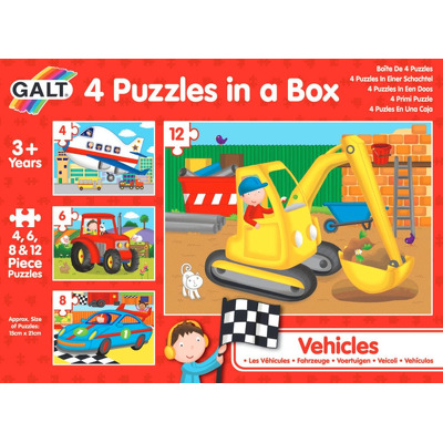 Set 4 puzzle. Vehicule, 30 piese
