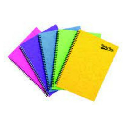 Set 5 caiete cu spirala Pukka Pad A4, 120 pag, dictando, microperforatii desprindere, mix 5 culori