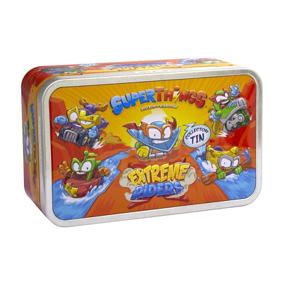 Set 5 figurine SUPERTHINGS - Extreme Riders, cutie metalica