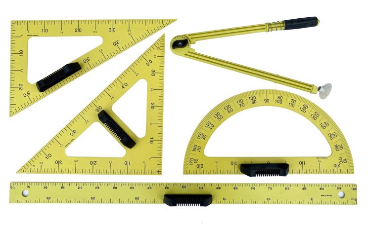 Set 5 instrumente de lucru la tabla