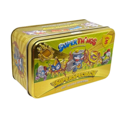 Set 9 figurine in cutie metalica SUPERTHINGS - Super Speciale, Seria 3