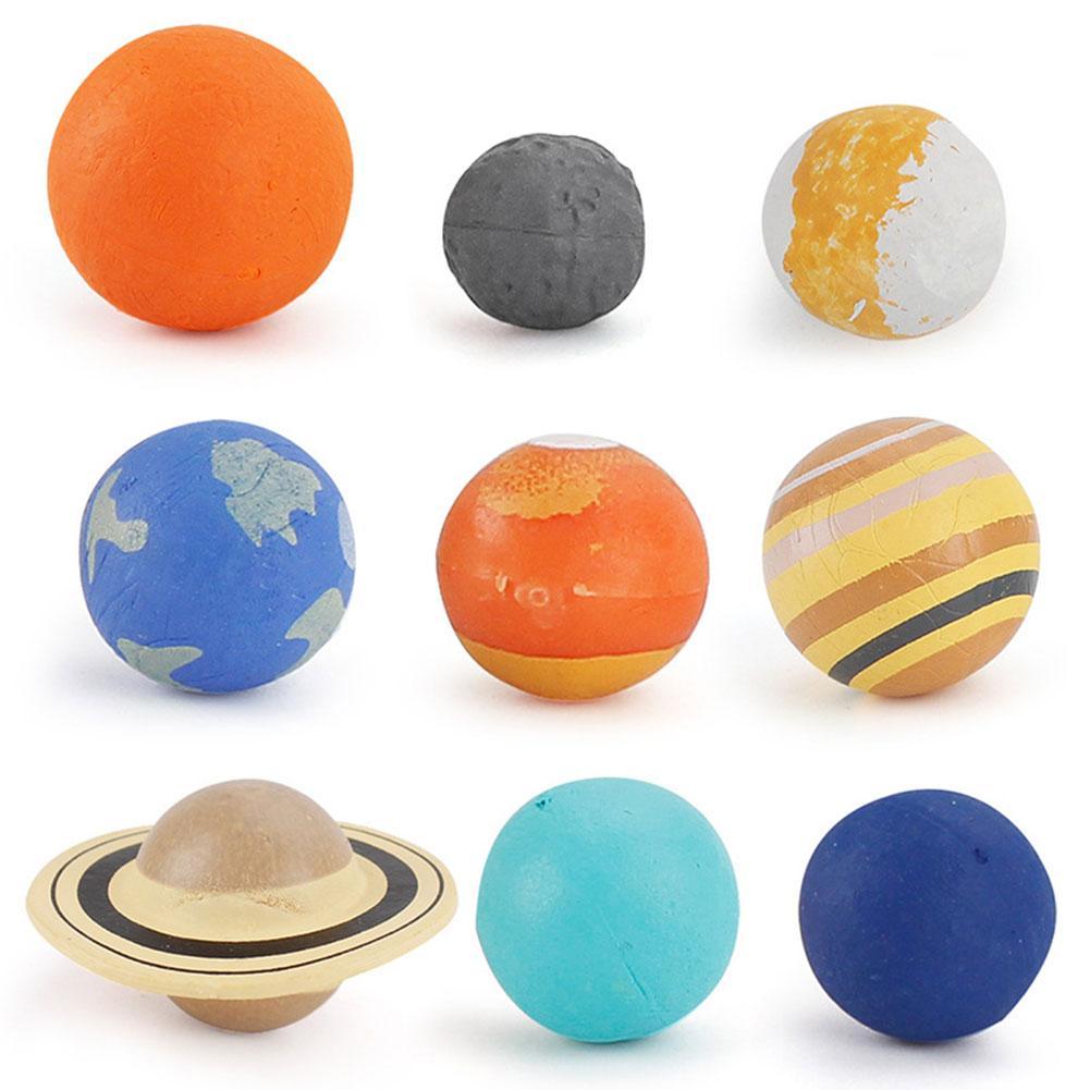 Set 9 figurine Sistemul Solar cu planete si Soare