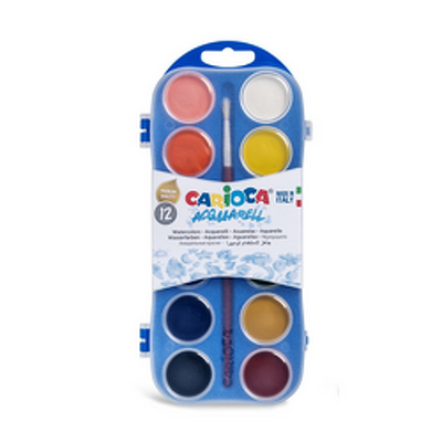 Set Acuarele lavabile 12 Culori cu Pensula