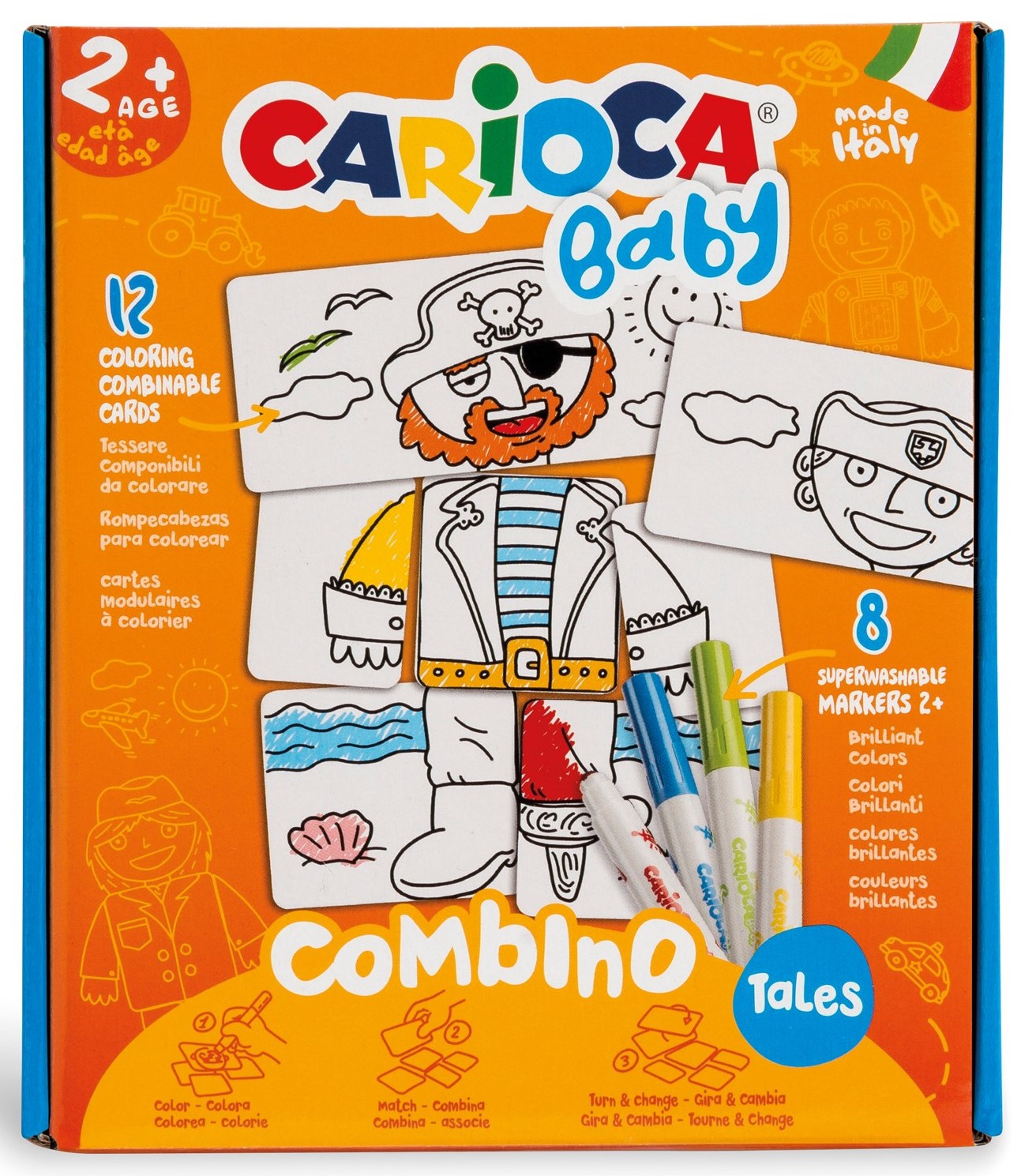 Set articole creative puzzle model Job 2, Carioca Baby