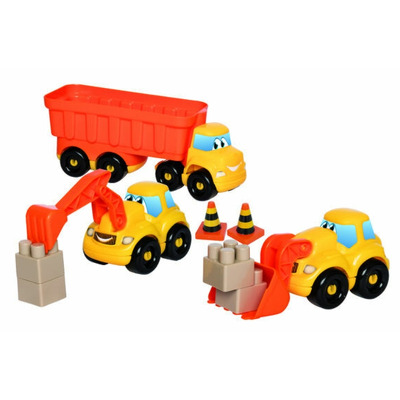 Set Camion constructii cu remorca