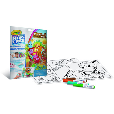 Set colorat dinosauri preistorici, cu 4 carioci incluse