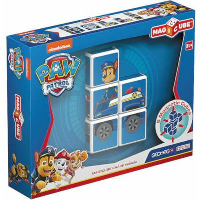Set Constructie Magnetic Magicube Paw Patrol Chase Politistul
