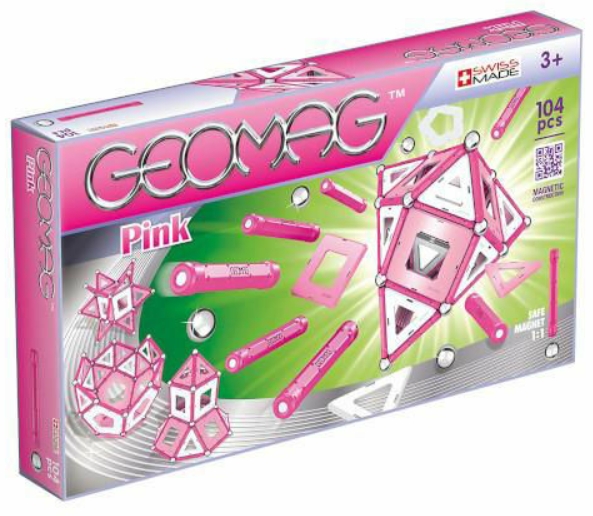 Set Constructie Magnetic Pink Panels