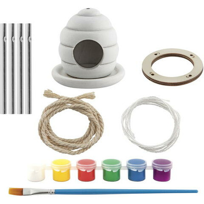 Set creativ - Casuta pasarilor cu clopotel de vant