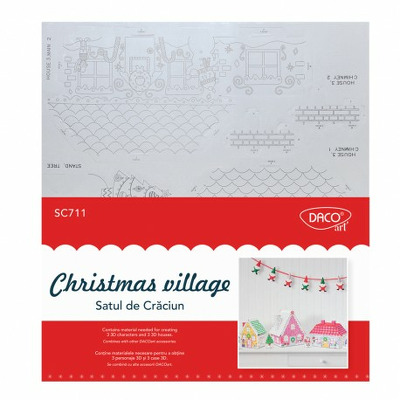 Set creativ - Satul de Craciun, SC711, Daco