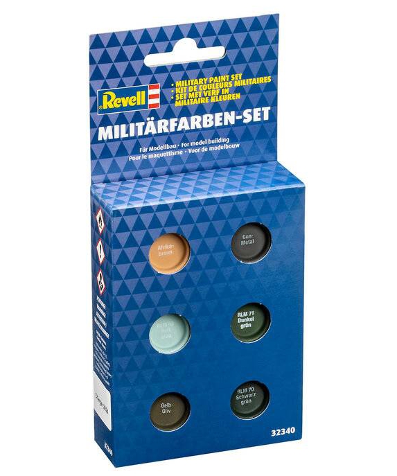 Set culori email Military 1 Revell - 6 x 14 ml