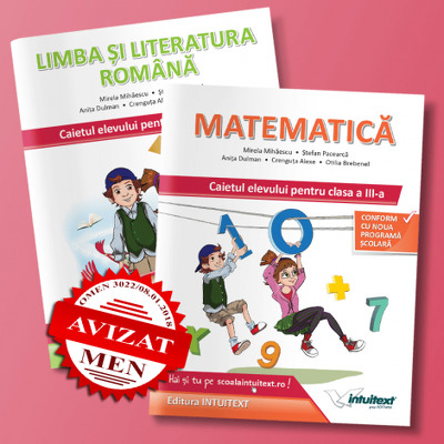 Set de 2 caiete clasa a III-a - Intuitext