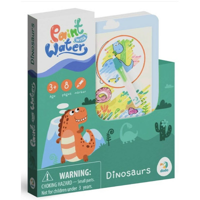 Set de colorat cu apa - Dinozauri