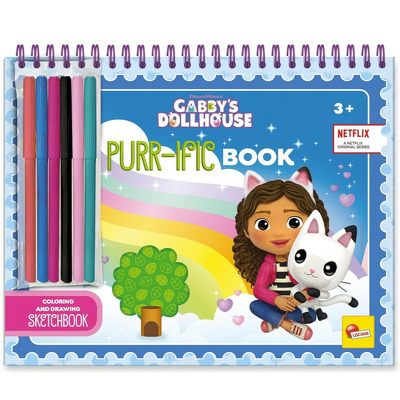 Set de colorat si desenat - Gabbys Dollhouse