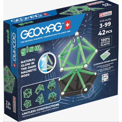 Set de constructie magnetic Glow