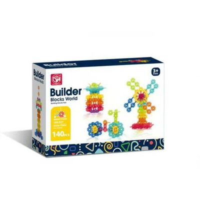 Set de constructie STEAM - Fulgi de zapada (140 piese)